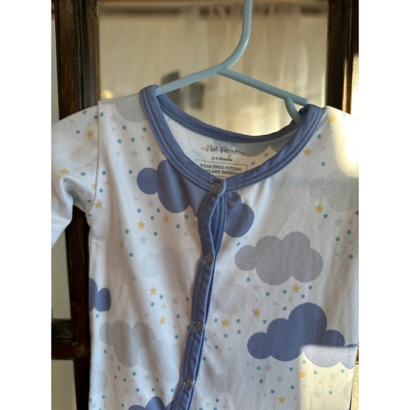 3-6m Posh Peanut OG Clouds Romper - Picture 4 of 5